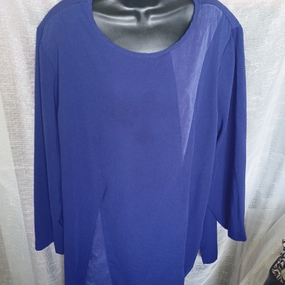 Maggie McNaughton Purple Tunic Size 3X